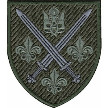 Шеврон 155 ОМБр оливковый