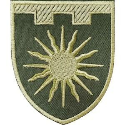 Шеврон ТРО 106 Бр (Хмельницька обл) оливковий
