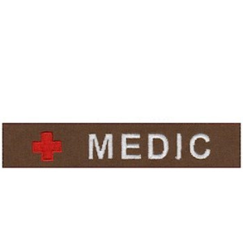 Нашивка нагрудна (планка) Medic (Медик) койот