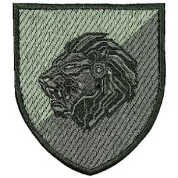 Шеврон 157 ОМБр оливковый