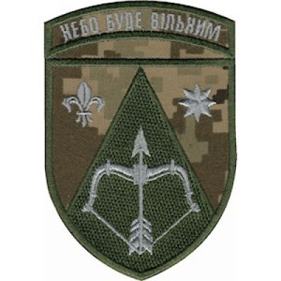 Шеврон 208 ЗРБр Небо буде вільним піксель