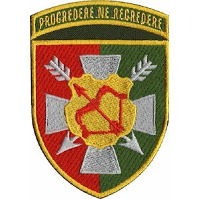 Шеврон 16 армійський корпус з гаслом кольоровий