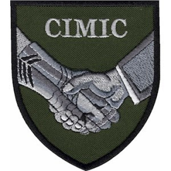 Шеврон CIMIC (СІМІС) оливковий
