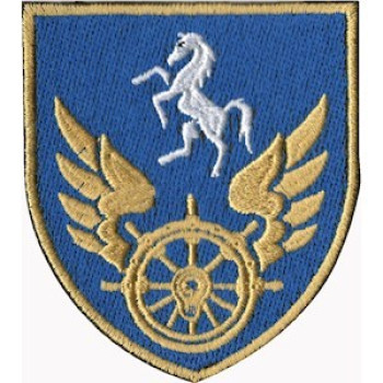 Шеврон Управление военных соединений на Донецкой железной дороге цветной