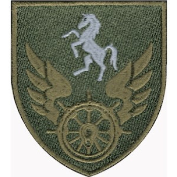 Шеврон Управление военных соединений на Донецкой железной дороге оливковый