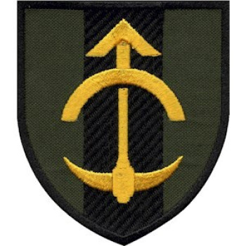 Шеврон 23 інженерно-позиційний полк (23 ІПП) оливковий