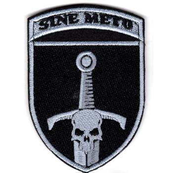 Шеврон 33 ОМБр Sine metu черный