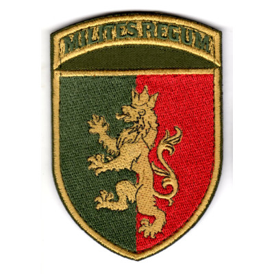 Шеврон 24 ОМБр MILITES REGUM  цветной