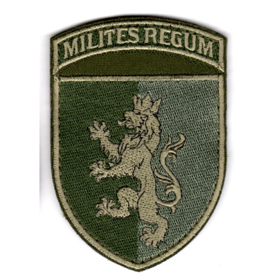 Шеврон 24 ОМБр MILITES REGUM хакі