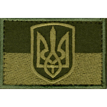 Флаг Украины 7,5*5см хаки