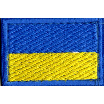 Флаг Украины 3*4,5см цветной